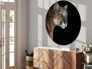 Sale Poema met een zwarte achtergrond fotobehang Dieren