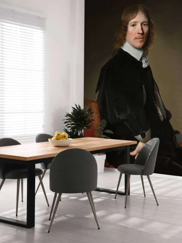 Outlet Portret van Eduard Wallis fotobehang Kunst & Design