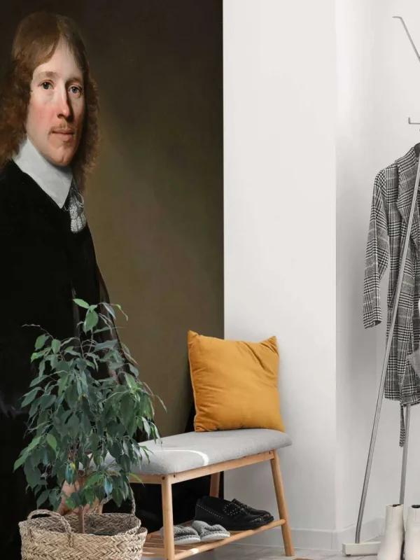 Outlet Portret van Eduard Wallis fotobehang Kunst & Design