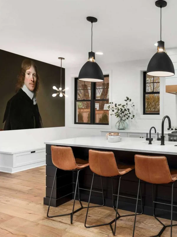 Outlet Portret van Eduard Wallis fotobehang Kunst & Design