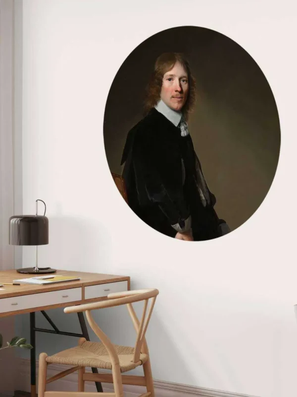 Outlet Portret van Eduard Wallis fotobehang Kunst & Design