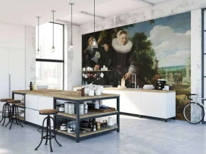 Clearance Portret van een stel fotobehang Kunst & Design