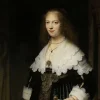 Discount Portret van een vrouw fotobehang Kunst & Design