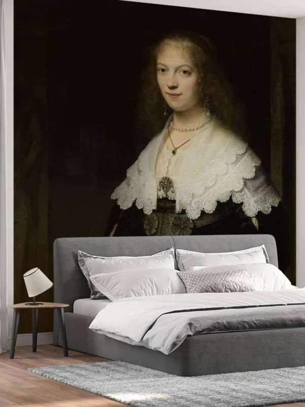 Discount Portret van een vrouw fotobehang Kunst & Design