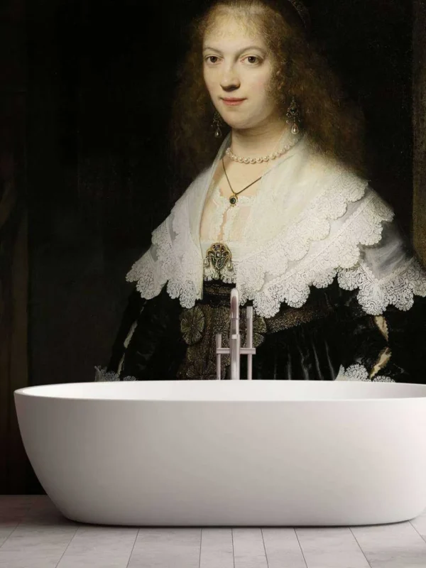 Discount Portret van een vrouw fotobehang Kunst & Design