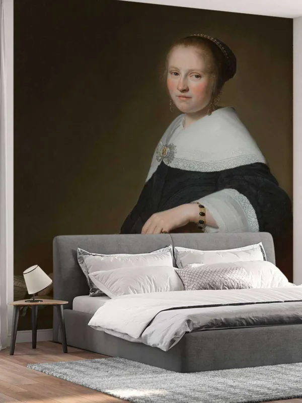 Clearance Portret van Maria van Strijp fotobehang Kunst & Design