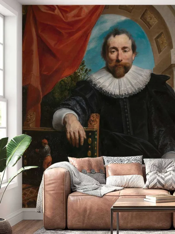 Clearance Portret van Rogier Le Witer fotobehang Kunst & Design