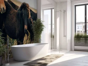 Clearance Prachtige paarden in de wind fotobehang Tienerkamer | Kinderkamer