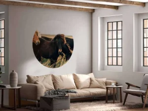 Clearance Prachtige paarden in de wind fotobehang Tienerkamer | Kinderkamer