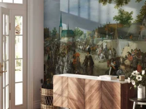 Outlet Prins Maurits en Frederik Hendrik op de paardenmarkt van Valkenburg fotobehang Kunst & Design