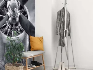 Best Propeller van een vintage vliegtuig fotobehang Tienerkamer | Transport