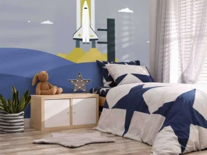 Fashion Raketlancering tussen de heuvels Kinderkamer