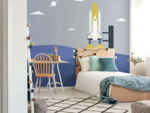 Fashion Raketlancering tussen de heuvels Kinderkamer
