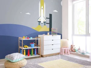 Fashion Raketlancering tussen de heuvels Kinderkamer