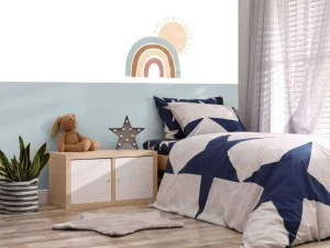 Online Regenboog met zon Kinderkamer