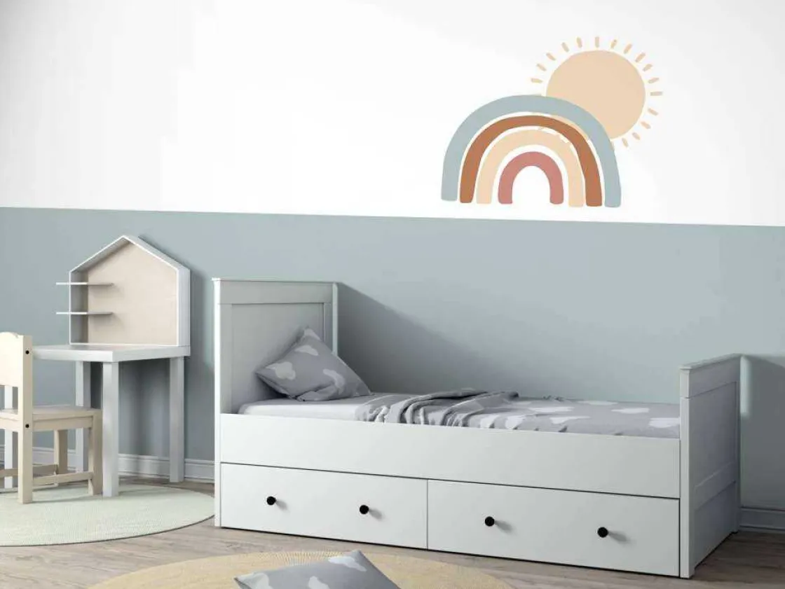 regenboog_met_zon_7.webp Online Regenboog met zon Kinderkamer