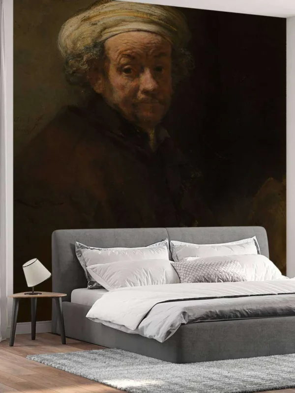 New Rembrandt van Rijn zelfportret fotobehang Kunst & Design