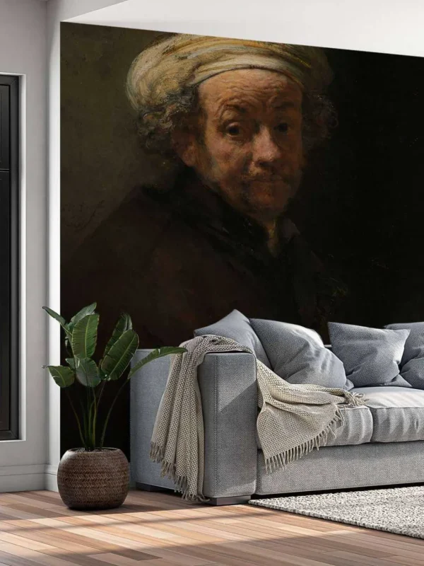 New Rembrandt van Rijn zelfportret fotobehang Kunst & Design