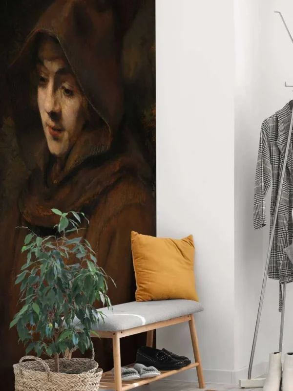 Outlet Rembrandts zoon Titus in monniksdracht fotobehang Kunst & Design