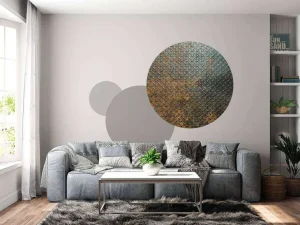 Clearance Roestige industriële wand fotobehang Oppervlakten