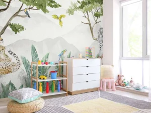 Hot Roofdieren in de jungle Kinderkamer