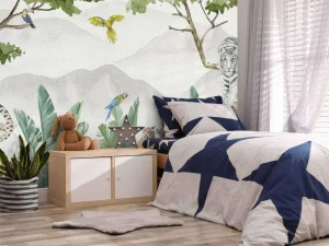 Hot Roofdieren in de jungle Kinderkamer