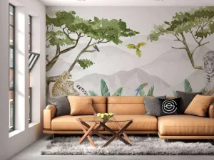 Hot Roofdieren in de jungle Kinderkamer