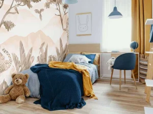 Discount Roofdieren in de jungle taupe Kinderkamer