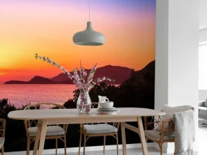 Outlet Roofvogel tijdens Zonsondergang fotobehang Dieren