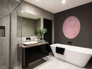Sale Roze marmer fotobehang Tienerkamer | Slaapkamer
