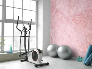 Sale Roze marmer fotobehang Tienerkamer | Slaapkamer