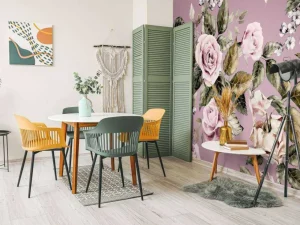 Outlet Roze rozen met een roze achtergrond fotobehang Tienerkamer | Bloemen