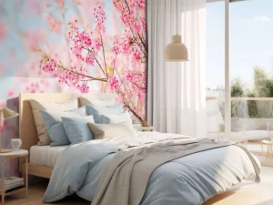Hot Sakura Bloem fotobehang Bloemen
