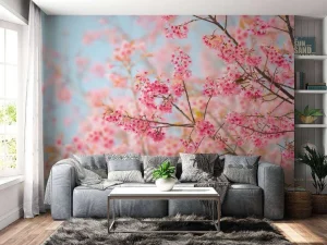 Hot Sakura Bloem fotobehang Bloemen