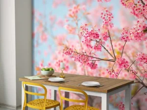 Hot Sakura Bloem fotobehang Bloemen