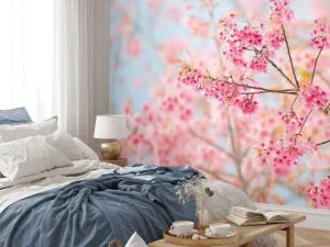 Hot Sakura Bloem fotobehang Bloemen