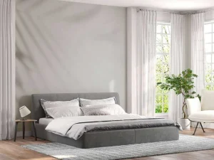 Clearance Schaduw van palmbladeren op de muur fotobehang Bloemen