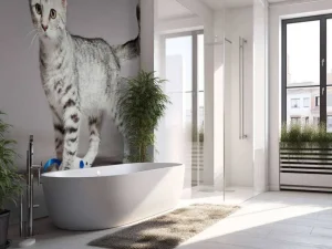 Sale Schattig lichtkleurig katje fotobehang Kinderkamer | Dieren