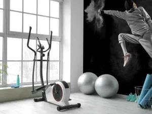 Best Schermer in actie fotobehang Tienerkamer | Sport