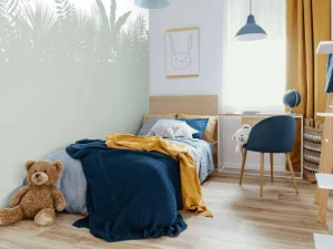 Clearance Silhouetten palmbladeren, lichtgroen Kinderkamer