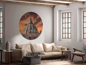 Discount Sint-Pieter bij zonsondergang fotobehang Architectuur