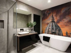 Discount Sint-Pieter bij zonsondergang fotobehang Architectuur