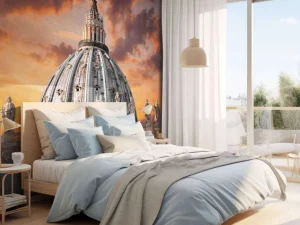 Discount Sint-Pieter bij zonsondergang fotobehang Architectuur