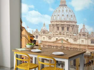 Online Sint-Pieter toegangsweg fotobehang Architectuur