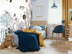 New Sir Edwards - Roaring Reef - White fotobehang Kinderkamer