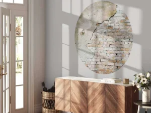 Sale Slordige bakstenen muur fotobehang Gang