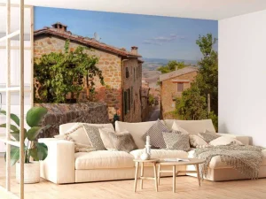 Clearance Smal straatje in Italië fotobehang Architectuur