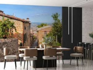 Clearance Smal straatje in Italië fotobehang Architectuur