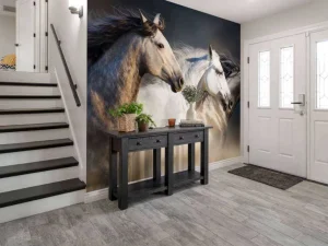 Sale 3 Snelle Paarden fotobehang Tienerkamer | Kinderkamer