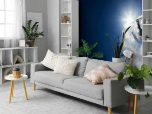 Discount Snowboarder maakt een backflip fotobehang Tienerkamer | Sport